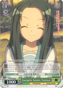 Energetic Senior, Tsuruya (Foil) - The Melancholy of Haruhi Suzumiya Extra Booster - Weiss Schwarz card