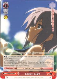Endless Eight (H) - The Melancholy of Haruhi Suzumiya Extra Booster - Weiss Schwarz card