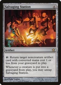 Salvaging Station - Fifth Dawn - Magic: The Gathering card