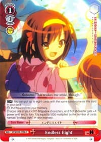 Endless Eight (B - Foil) - The Melancholy of Haruhi Suzumiya Extra Booster - Weiss Schwarz card