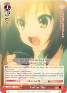 Endless Eight (C - Foil) - The Melancholy of Haruhi Suzumiya Extra Booster - Weiss Schwarz card