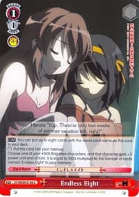 Endless Eight (D - Foil) - The Melancholy of Haruhi Suzumiya Extra Booster - Weiss Schwarz card