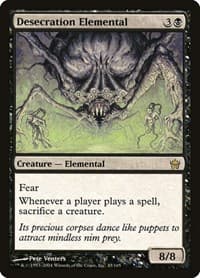 Desecration Elemental - Fifth Dawn - Magic: The Gathering card