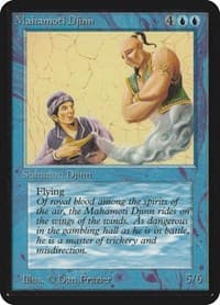 Mahamoti Djinn - Alpha Edition - Magic: The Gathering card