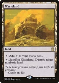 Wasteland - Eternal Masters - Magic: The Gathering card