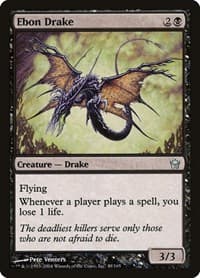 Ebon Drake - Fifth Dawn - Magic: The Gathering card