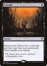 Entomb - Eternal Masters - Magic: The Gathering card