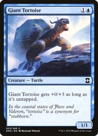 Giant Tortoise - Eternal Masters - Magic: The Gathering card