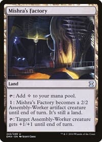Mishra's Factory - Eternal Masters - Magic: The Gathering card