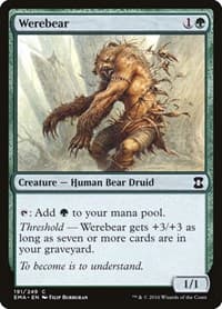 Werebear - Eternal Masters - Magic: The Gathering card