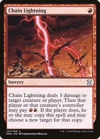 Chain Lightning - Eternal Masters - Magic: The Gathering card