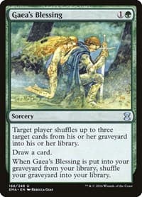Gaea's Blessing - Eternal Masters - Magic: The Gathering card