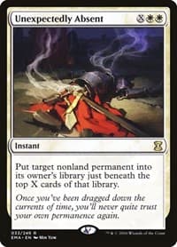 Unexpectedly Absent - Eternal Masters - Magic: The Gathering card