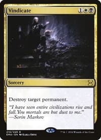Vindicate - Eternal Masters - Magic: The Gathering card