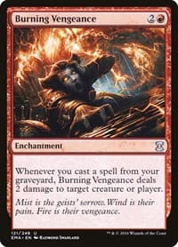 Burning Vengeance - Eternal Masters - Magic: The Gathering card