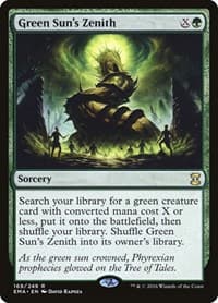 Green Sun's Zenith - Eternal Masters - Magic: The Gathering card