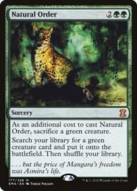 Natural Order - Eternal Masters - Magic: The Gathering card
