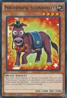 Performapal Secondonkey - Starter Deck: Yuya - YuGiOh card