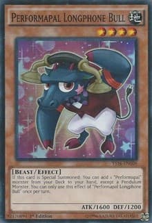 Performapal Longphone Bull - Starter Deck: Yuya - YuGiOh card