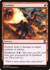 Firebolt - Eternal Masters - Magic: The Gathering card