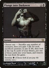 Plunge into Darkness - Fifth Dawn - Magic: The Gathering card