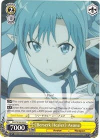 "Berserk Healer" Asuna - Sword Art Online II Vol.2 - Weiss Schwarz card