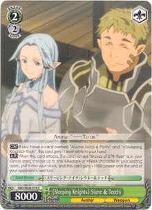 "Sleeping Knights" Siune & Tecchi - Sword Art Online II Vol.2 - Weiss Schwarz card