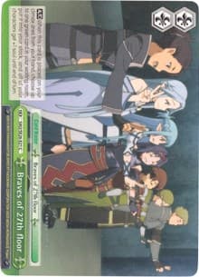 Braves of 27th floor - Sword Art Online II Vol.2 - Weiss Schwarz card