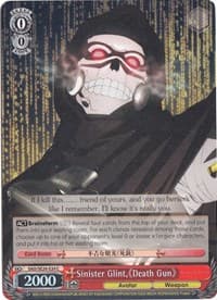 Sinister Glint, Death Gun (Parallel Foil) - Sword Art Online II Vol.2 - Weiss Schwarz card