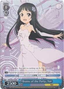 Brains of the Party, Yui (Parallel Foil) - Sword Art Online II Vol.2 - Weiss Schwarz card