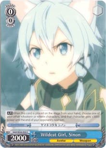 Wildcat Girl, Sinon - Sword Art Online II Vol.2 - Weiss Schwarz card