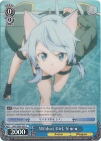 Wildcat Girl, Sinon (Parallel Foil) - Sword Art Online II Vol.2 - Weiss Schwarz card