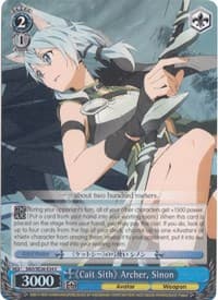 Cait Sith Archer, Sinon (Parallel Foil) - Sword Art Online II Vol.2 - Weiss Schwarz card