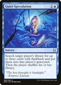 Quiet Speculation - Eternal Masters - Magic: The Gathering card