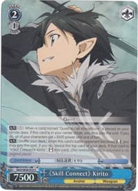 "Skill Connect" Kirito (Parallel Foil) - Sword Art Online II Vol.2 - Weiss Schwarz card