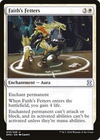 Faith's Fetters - Eternal Masters - Magic: The Gathering card