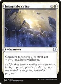 Intangible Virtue - Eternal Masters - Magic: The Gathering card