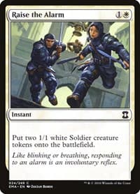 Raise the Alarm - Eternal Masters - Magic: The Gathering card