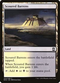 Scoured Barrens - Eternal Masters - Magic: The Gathering card