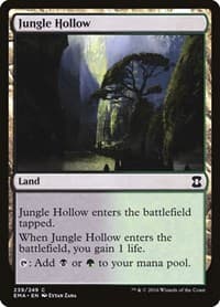 Jungle Hollow - Eternal Masters - Magic: The Gathering card