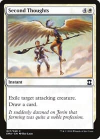 Second Thoughts - Eternal Masters - Magic: The Gathering card