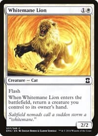 Whitemane Lion - Eternal Masters - Magic: The Gathering card