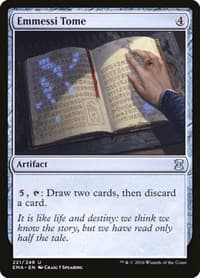 Emmessi Tome - Eternal Masters - Magic: The Gathering card