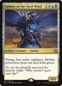 Sphinx of the Steel Wind - Eternal Masters - Magic: The Gathering card