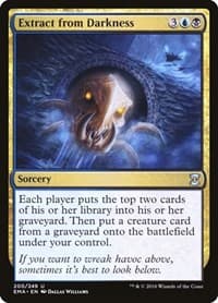 Extract from Darkness - Eternal Masters - Magic: The Gathering card