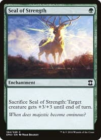 Seal of Strength - Eternal Masters - Magic: The Gathering card