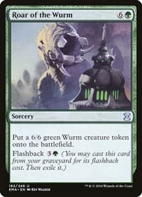 Roar of the Wurm - Eternal Masters - Magic: The Gathering card