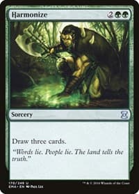 Harmonize - Eternal Masters - Magic: The Gathering card