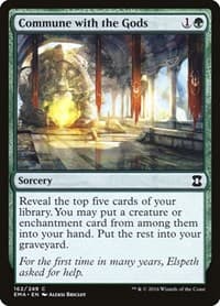 Commune with the Gods - Eternal Masters - Magic: The Gathering card