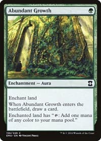 Abundant Growth - Eternal Masters - Magic: The Gathering card